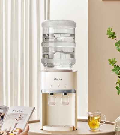 Little Bear YSJ-G05D2 Water Dispenser, Small Tabletop Bottled Water Dispenser, New Household Model with Top-Loading Water Bottle