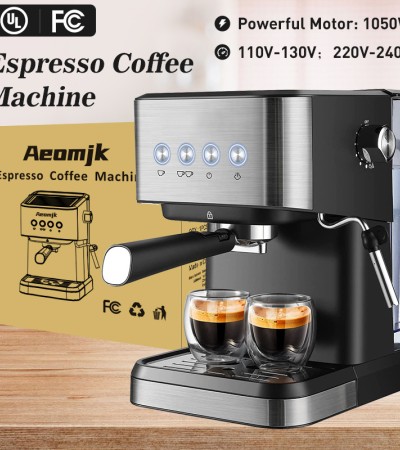 Italian style coffee machine, US, European, British, Australian standard, popular home use, touch panel, steam milk frother